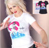 Kung Fu Japanese Elvis girls fitted shirt by Steady - SALE