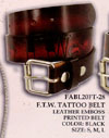 Show product details for FTW embossed belt by Felon Clothing - SALE