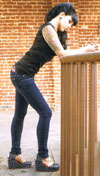 Show product details for Artillery Girls Stretch Jean in INDIGO by Dogpile