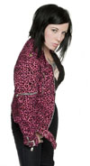 Show product details for Leopard Girls Bondage Jacket by Collectif/Guilty Clothing - SALE
