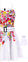 Show product details for Totally 80's Dress by Hell Bunny