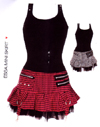 Show product details for Essa Mini Skirt by Hell Bunny