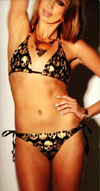 Gold Star Skull Bikini BOTTOM by Iron Fist - SALE