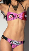 Gold Digger Zombie Chomper Bandeau Bikini BOTTOM by Iron Fist - SALE