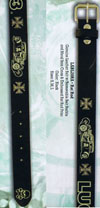 Rat Rod embossed belt by Lucky 13 - SALE sz XL only