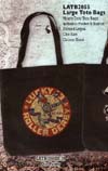 Show product details for Die Pretty (Roller Derby) large tote bag by Lucky 13