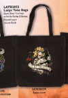 Show product details for Tattoo Love large tote bag by Lucky 13 - SALE