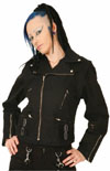 Show product details for Black Girls Biker Jacket/Vest by Dead Threads
