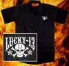 Skull & Stars Short Sleeve Workshirt by Lucky 13 
