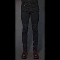 Classic Pegged Guys Stretch Jeans in BLACK by Lip Service 