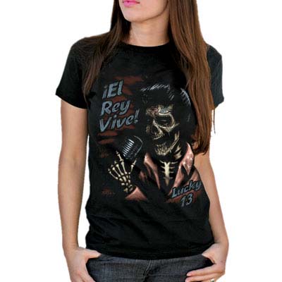 El Rey Vive girlfriend shirt by Lucky 13