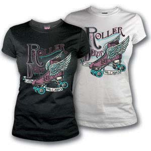Guts And Glory (Roller Derby) girlfriend shirt by Lucky 13 - SALE sz L & 2X