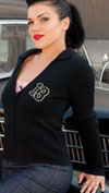 Spiffy Vintage Zip Up Lettermans Sweater by Lucky 13