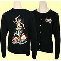 Burning Love Cardigan by Lucky 13 - SALE sz Lg only