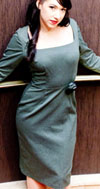 **********Nightfall Grey Stretch Twill Dress by Lucky 13 - SALE