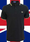 Show product details for Fred Perry Twin Tipped Polo Shirt (UK Made!)