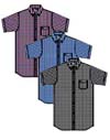 Show product details for Fred Perry Short Sleeve Gingham Shirt