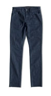 Classic Pegged Guys Stretch Jeans in Blue by Lip Service 