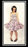 Show product details for Mary Dress (Faces & Spiderwebs) by Collectif/Guilty Clothing-  SALE