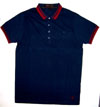 Show product details for Cadogan Jersey Fabric Polo Shirt in Classic Navy/Red by Ben Sherman (Sale price!)