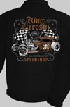 King Kerosin Embroidered Work Jacket by Timeless Clothing- NEW- Speed Shop - SALE sz 3 X only