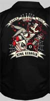 Show product details for King Kerosin Embroidered Work Jacket by Timeless Clothing- Man's Ruin