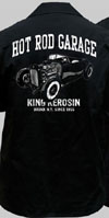 King Kerosin Guys Button Up Work Shirt by Timeless Clothing- Hot Rod Garage - SALE