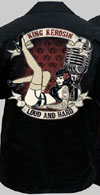 King Kerosin Guys Button Up Work Shirt by Timeless Clothing- Loud & Hard