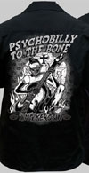 King Kerosin Guys Button Up Work Shirt by Timeless Clothing- Psychobilly to the Bone