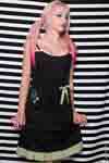 Show product details for Monster Dress In Black by Paper Doll