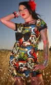 Who Me Monster Dress By Paper Doll - SALE sz L only
