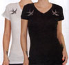 Show product details for Double Sparrows V-Neck girls shirt by Steady