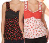 Show product details for Berry Ruffle Top by Steady - SALE
