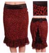 Show product details for Loveley Leopard Skirt By Steady  - SALE