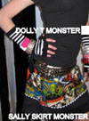 Show product details for Sally Skirt With Monster Print By Paper Doll