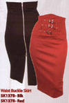 Show product details for Buckle Waist Skirt by Switchblade Stiletto