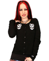 Misfits- Skull Cardigan by Sourpuss - SALE