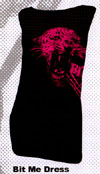 Show product details for Bite Me girls tee dress by Switchblade Stiletto