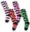Show product details for SALE - Stripes & Skulls Girls Knee Sock by Liquor Brand