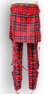 Show product details for Bondage Pants With Bum Flaps And Straps by Tiger Of London