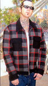 Black Pocket Wool Jacket by Piston Clothing