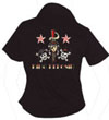 Show product details for King Kerosin Girls Button Up Work Shirt by Timeless Clothing- Girl On Dagger