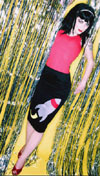 Show product details for Rocket Pencil Skirt by Zombie Kitten - SALE