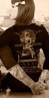 Peepshow Cardigan by Se7en Deadly