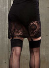 *****Black Stretch Lace Garter Skirt by Lip Service - SALE