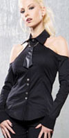 Chained-On Tie Blouse  by Lip Service - SALE