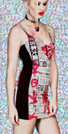 Japanese Print Mini Dress by Lip Service