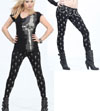 Show product details for Daggers Printed Leggings by Lip Service