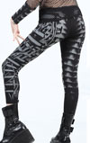 Show product details for Erotomechanics Printed Leggings by Lip Service
