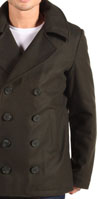Ensign Pea Coat by Alpha Industries- Olive